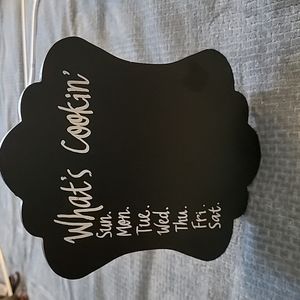 What's Cookin' Menu Sign